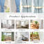 8 pièces Embrasses de rideaux Embrasses de corde décoratives pour rideaux Draperies Retenues de fenêtre pour l'extérieur