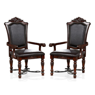 Wyndmoor 20'' H Faux Leather Upholstered Armchair