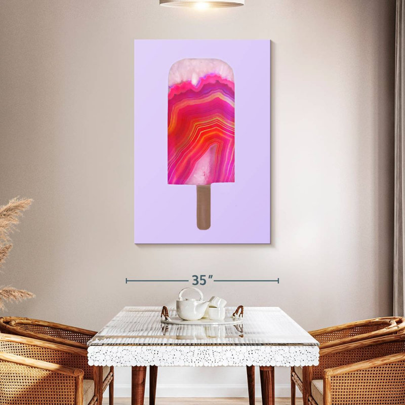 Yarlin Agate Popsicle, 48" H x 32" W