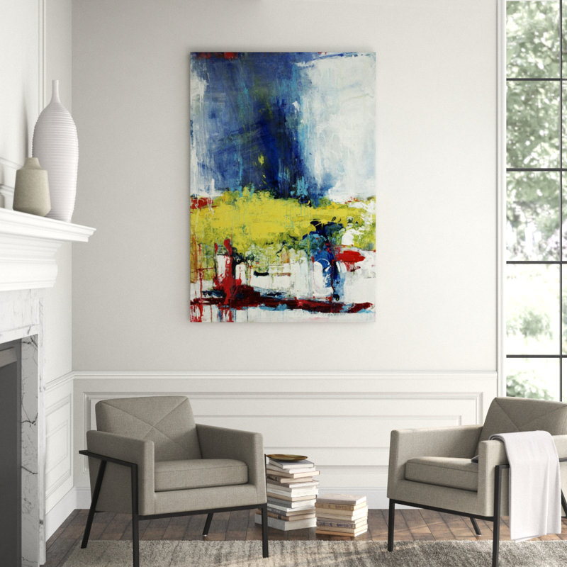 Tepid Print by Joshua Schicker, Knife Gel, 64" H x 44" W x 1.5" D
