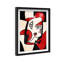 Imprimé abstrait rouge et noir - par-68912972-68912971