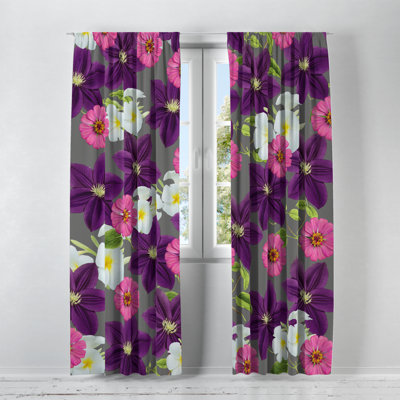 Semi Sheer Curtain Pair