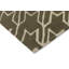 Wool Houndstooth Area Rug in Gray/Beige-74187227