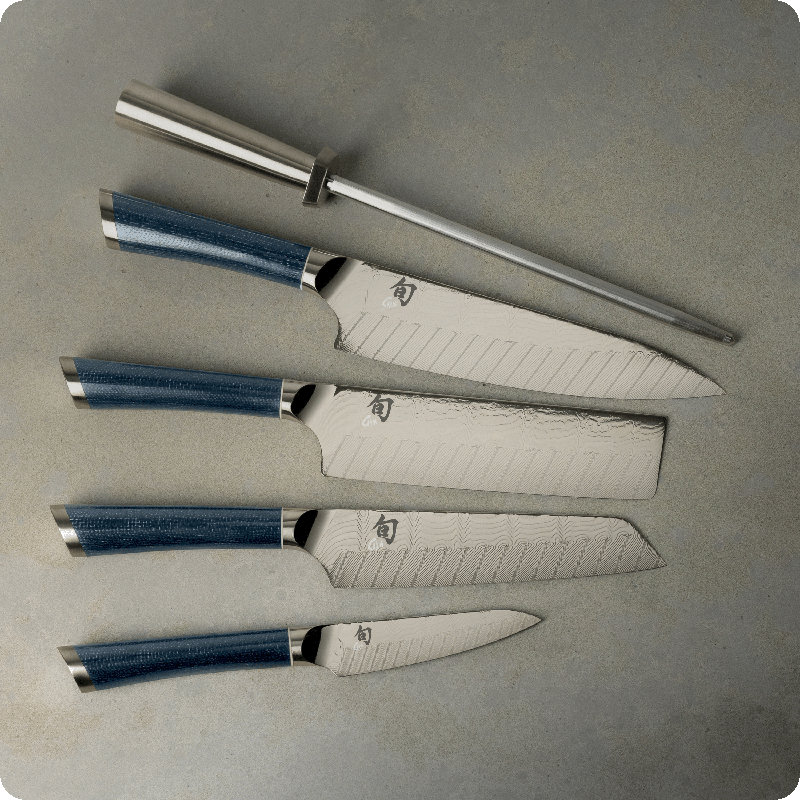 Ensemble de 6 couteaux Shun Shiranami