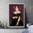 White Floater Framed