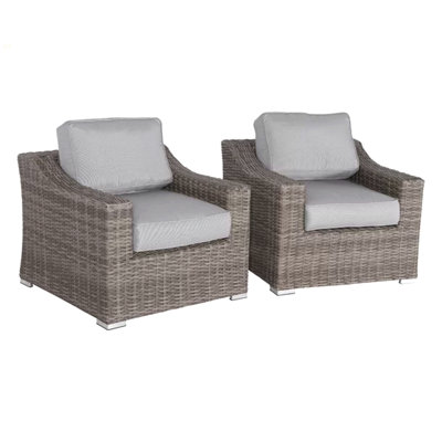 Fully Assembled Patio Chair With Cushions 2