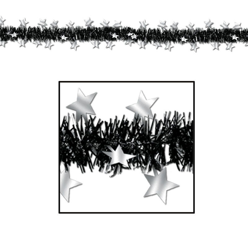 Tinsel 12', Noir / argent