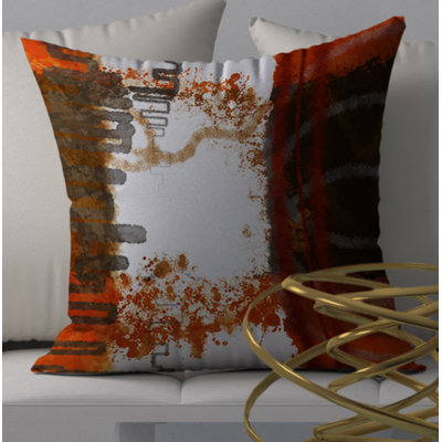 Housse de coussin carrée crémeux Trust