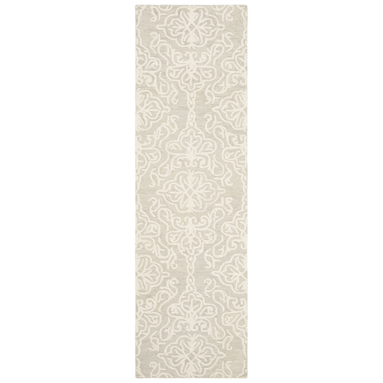 Davyan Hand Tufted Wool Damask Rug