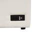 Canapé-lit modulaire rembourré en L 2 pièces avec roulettes et ports USB-408622573