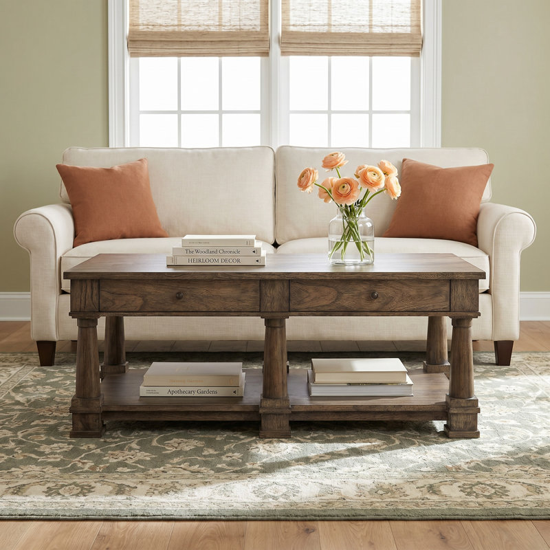 Stephens Solid Wood Top Single Coffee Table