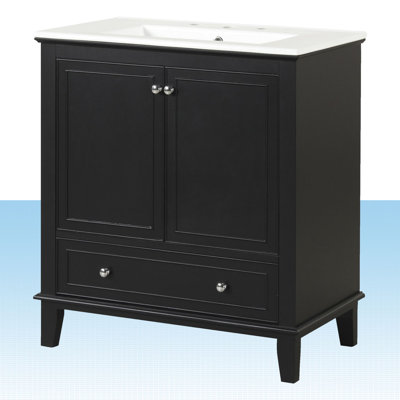 Meuble-lavabo simple 30 po avec plateau Seph