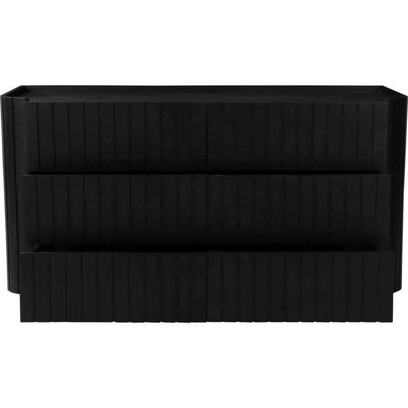 Povera 6 - Drawer Dresser, Black