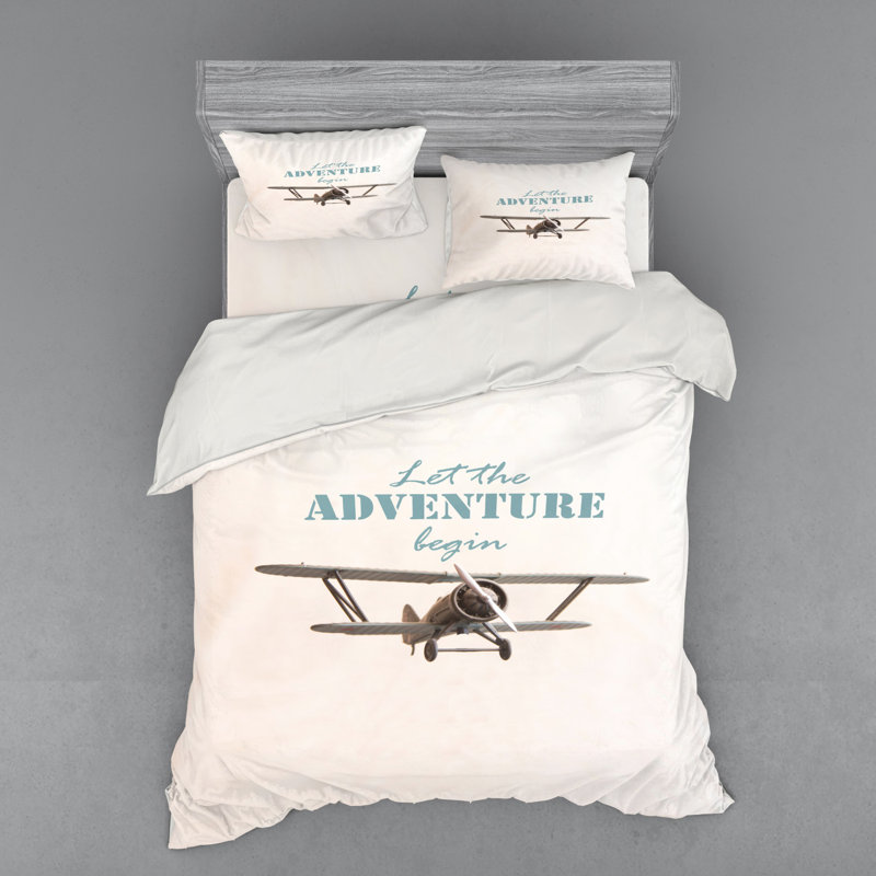 Ensemble de housse de couette adventure, Housse de couette grand + 3 pièces supplémentair