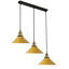 Latshaw 3-Light Kitchen Island Cone Pendant-1362722