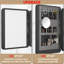 Armoire à pharmacie rectangulaire encastrée ou à surface avec rangement et miroir grossissant, armoire de salle de bain avec tablette ajustable, miroir de coiffeuse