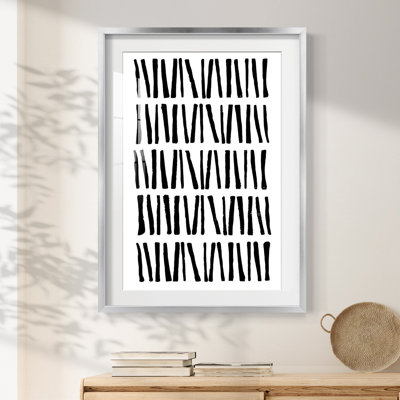 Inky Trace -Framed Print