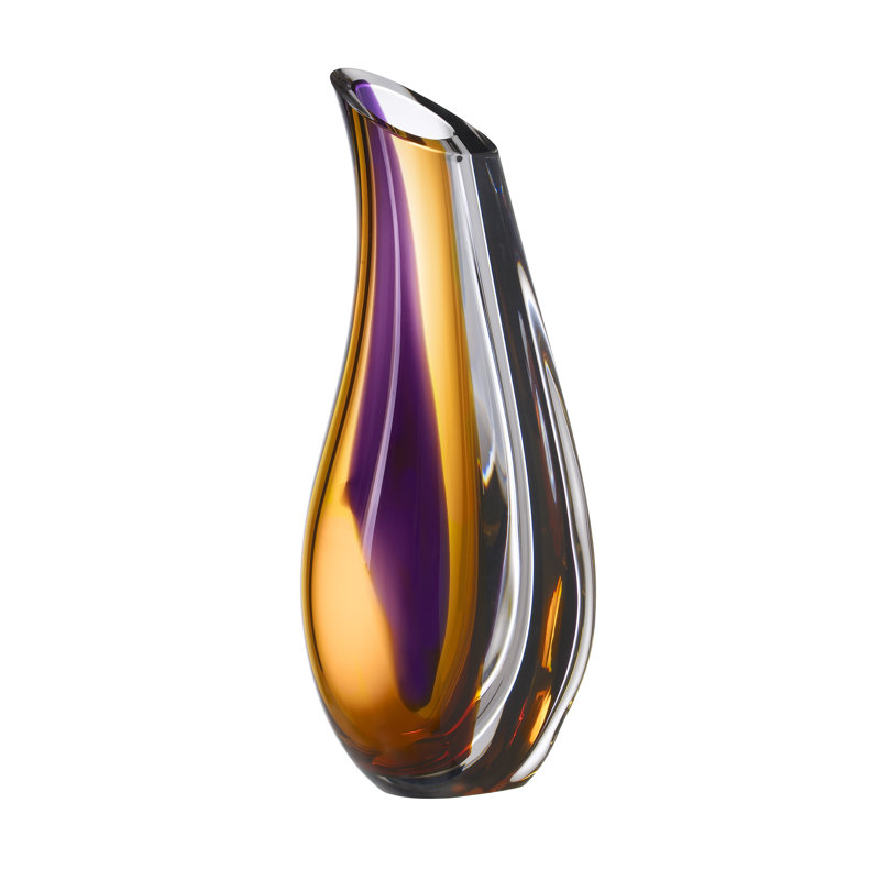 Orchid Handmade Crystal Table Vase