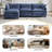 Redenius L-Shape Boucle Upholstered Sectional Sofa With Armrest-107084668