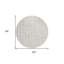 Tapis beige rond 8 po