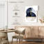 Impression d'art sur toile bleu marine foncé-1860126888