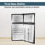 Conserv 19in Stainless Compact 2 Door Refrigerator 4.5cf Reversible Door 115V-79031374