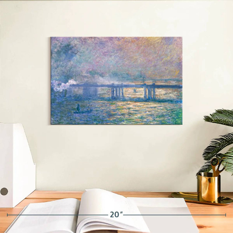 Sireci Charing Cross Bridge 1903, 8" H x 12" W