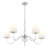 Stone 5-Light Polished Chrome Chandelier