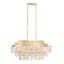 Luminaire suspendu linéaire 9 lumières Kalani