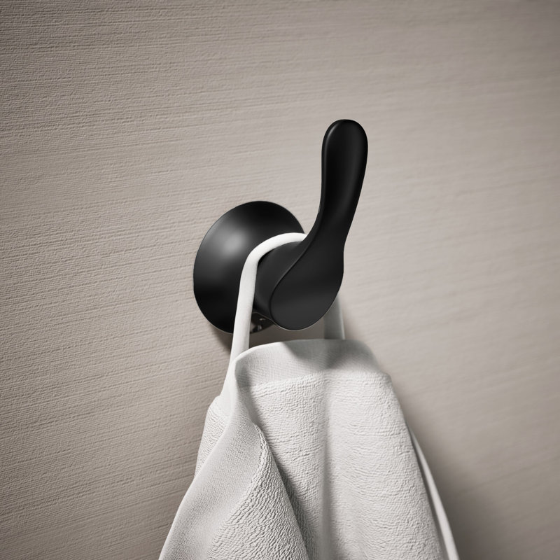 Simplice Robe Hook, Black