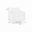 Fauteuil d'appoint pivotant en similicuir-785954921