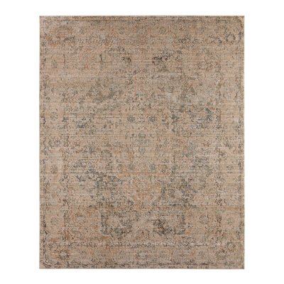 Tapis traditionnel gris / bleu Jaipur Living Emery Powerloomed (12 pi x 15 pi)