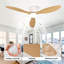 Ventilateur de plafond 3 pales 52 "avec télécommande et lumière DEL