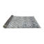 Tapis gris/bleu clair contemporaine-2023620952