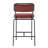 Wyett Upholstered Counter Stool with Metal Frame-2129634912