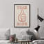 Reproduction d'art sur toile encadrée textuelle-106766858-106766860