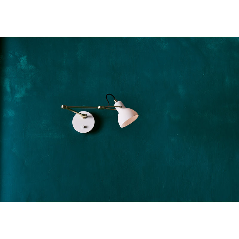 Laito 1 - Light Wall Lamp, White/Matte Brass