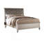 Tête de lit luxueuse en similicuir argenté avec tête de lit capitonnée 1pc-1491355360