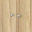 Armoire de rangement à deux portes Virginia, cinq tablettes-884964308