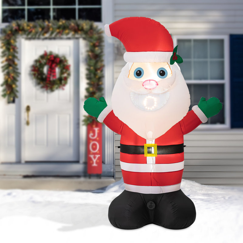 Décoration de père Noël gonflable lumineuse 8 pi
