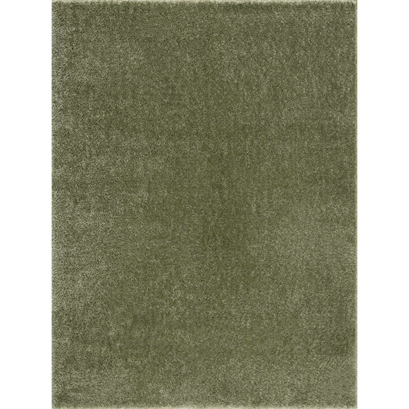 Tapis vert peluche Wolcottville Performance, Rectangle 9 pi 3 po x 12 pi