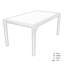 Plastic Patio Dining Set Table,