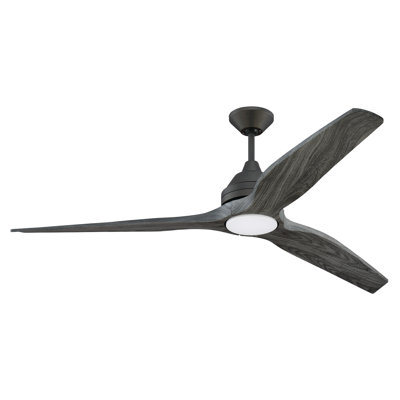 Ventilateur de plafond à DEL de 60 po à hélice de trois pales avec ensemble d'éclairage inclus Limerick
