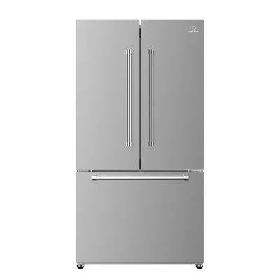 36 in. French Door 27.4 cu. ft. Energy Star Refrigerator with Internal Ice and Water Dispenser