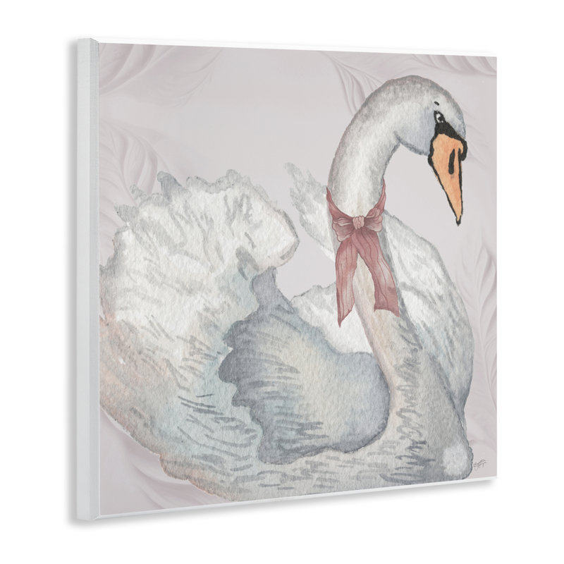 Plaque murale Suban Classic Swan, design par Elizabeth Medley