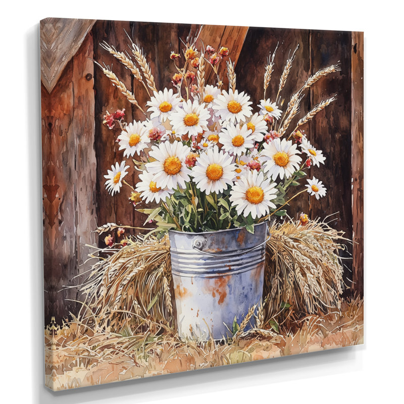 Ditullio - Art mural floral, H 36 po x l 36 po, Toile tendue, Ne s’applique pas
