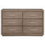 Commode 6 tiroirs Gibbons Barley Brown