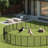 Multi-sized Metal Dog Exercise Pen Panels with 3 Doors-111054758