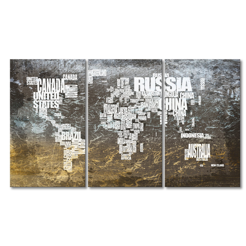 3 Piece Wrapped Canvas Print