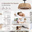 Ventilateur de plafond avec cage Boho